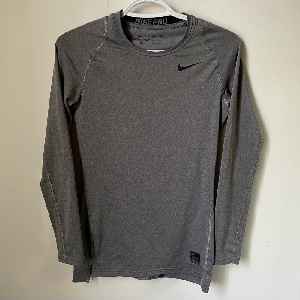 Nike Pro Dri Fit Compression Shirt Long Sleeve